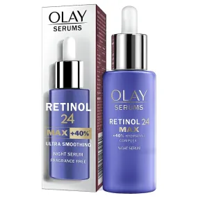 0 Olay Retinol 24 MAX avec 40 % plus de complexe de rétinol, sérum anti-ge avancé pour le visage