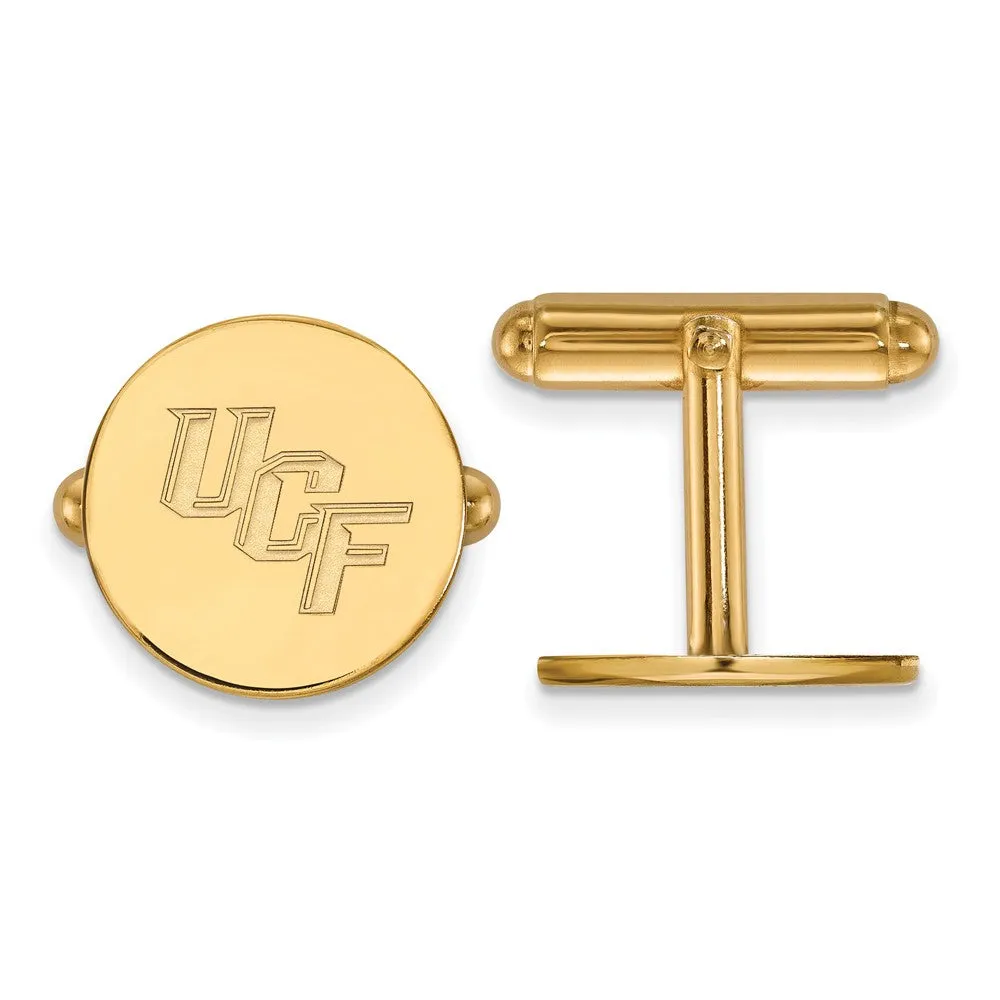 14k Yellow Gold University of Central Florida Cuff Links