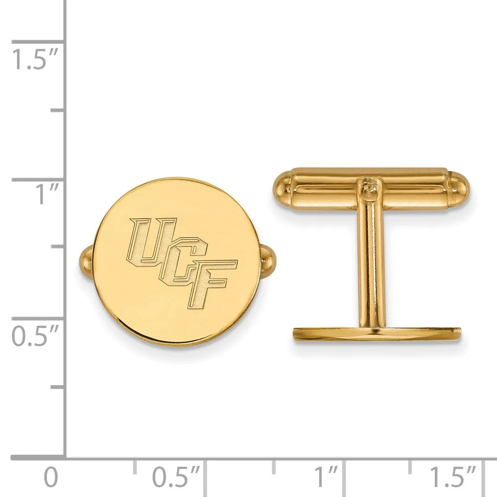 14k Yellow Gold University of Central Florida Cuff Links