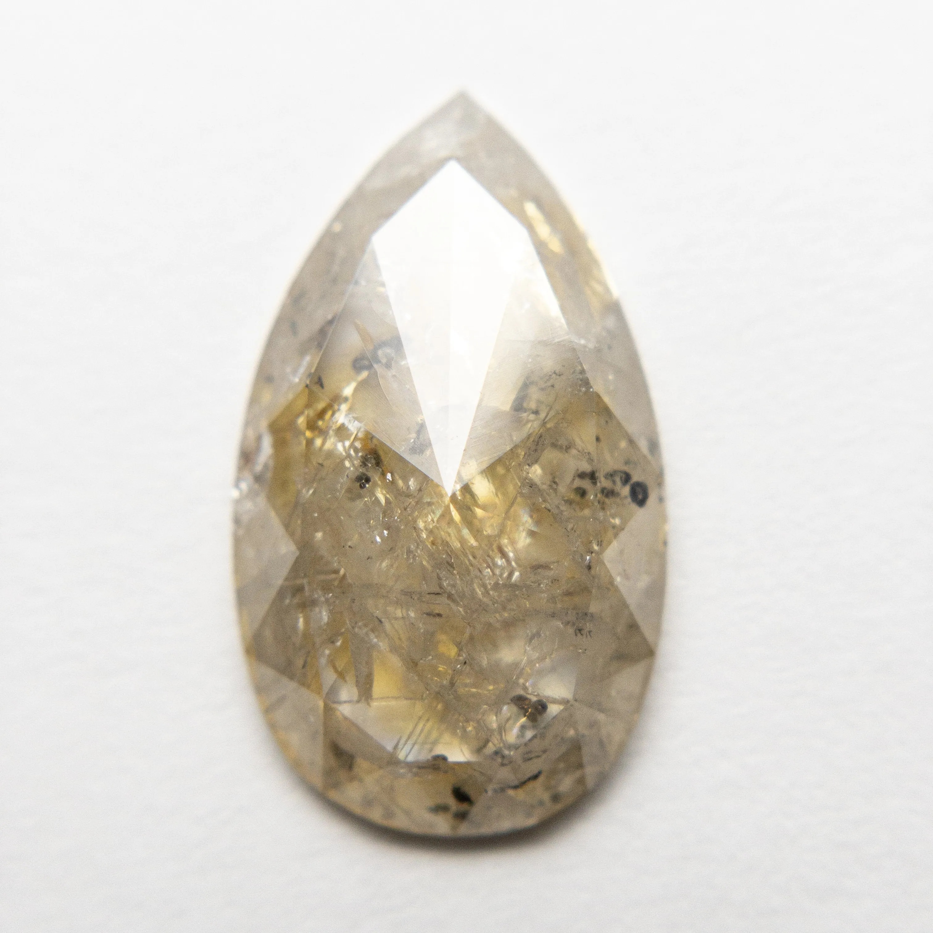 3.59ct 15.30x8.87x3.30mm Pear Rosecut 18550-16