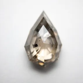 3.95ct 13.06x8.82x4.59mm Geo Pear Rosecut 18403-01 HOLD D1534