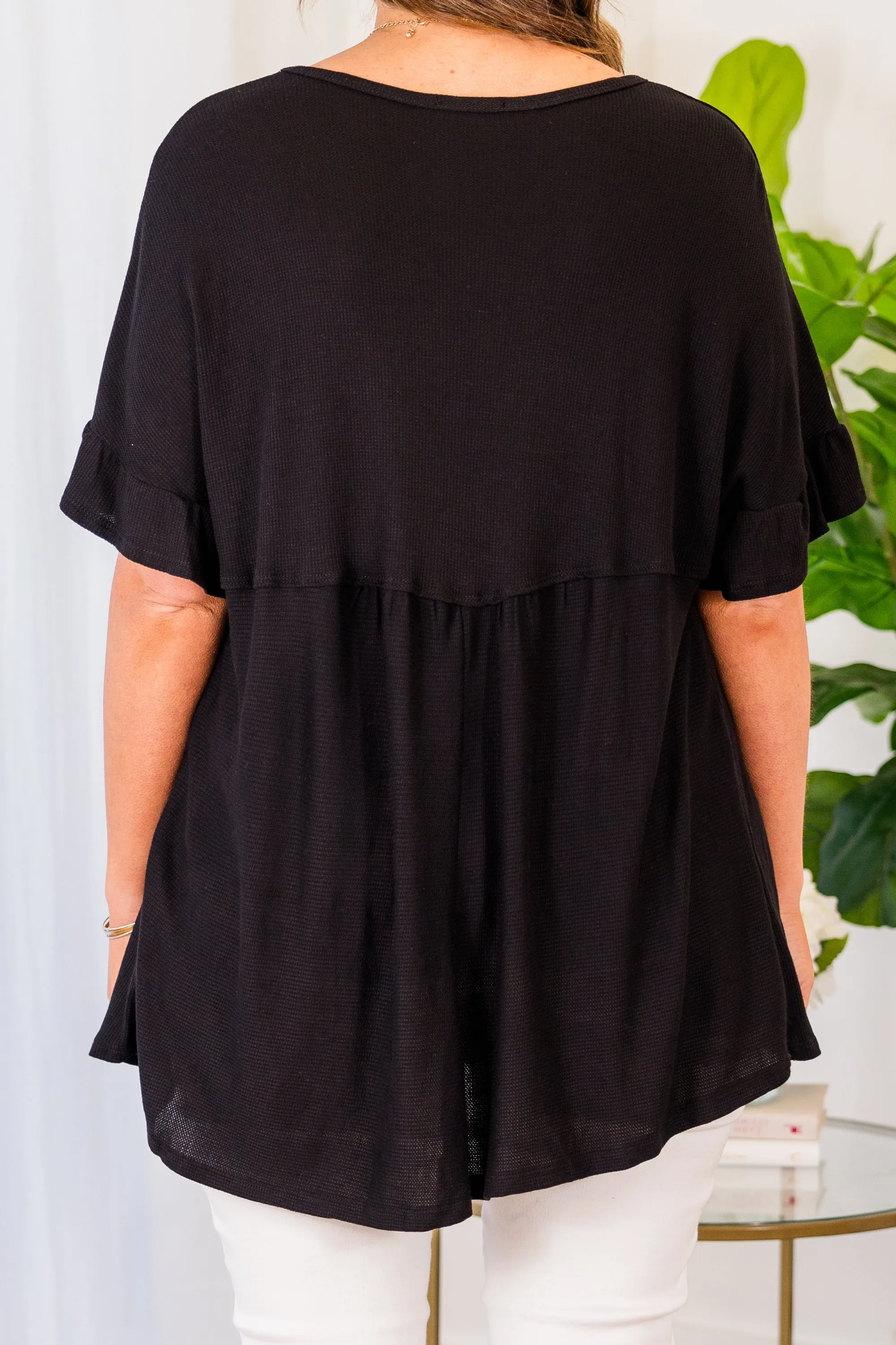 Alive And Free Top, Black