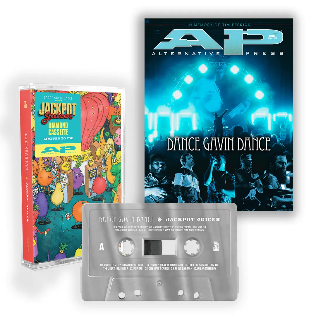 ALTERNATIVE PRESS ISSUE FEATURING DANCE GAVIN DANCE LIMITED EDITION MAGAZINE & CASSETTE BUNDLE (Only 750 made)