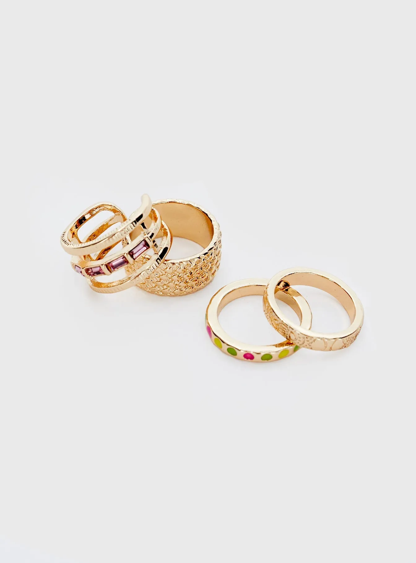 Annecy Ring Pack Gold