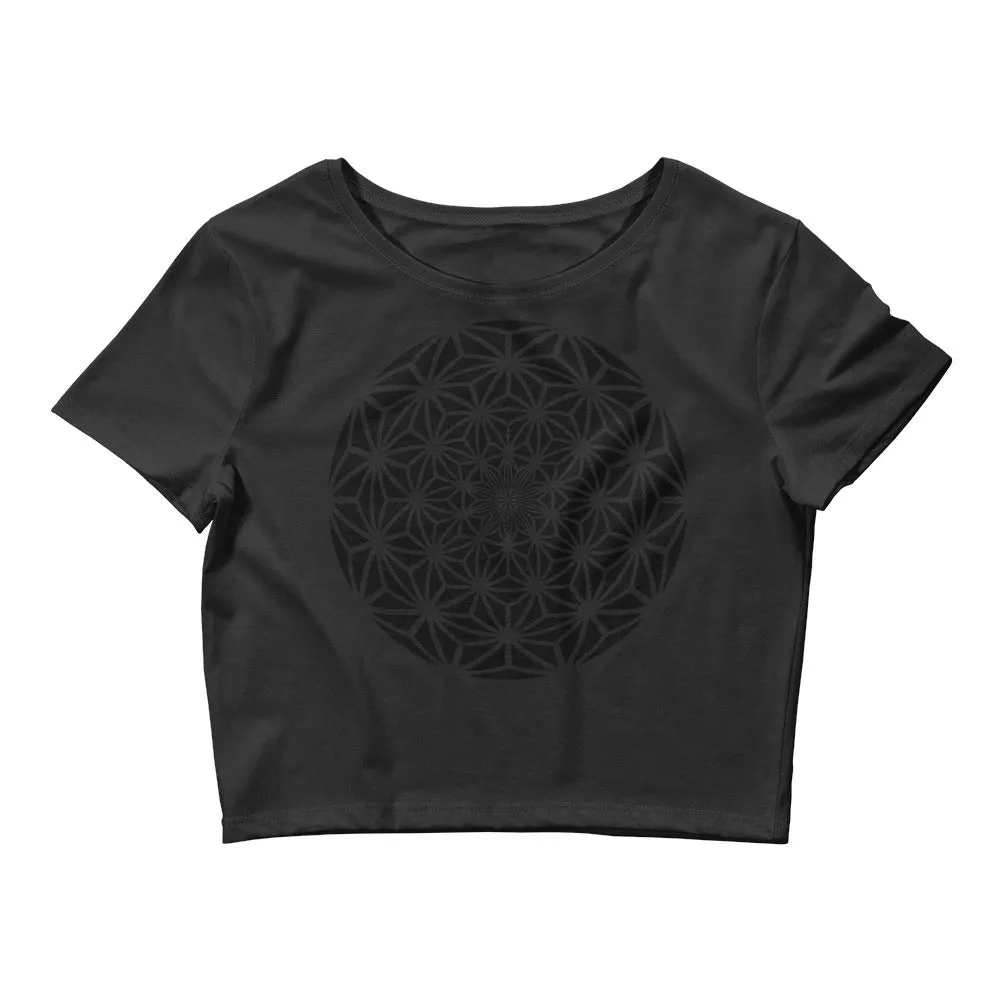 ASANOA SPHERE GRAPHIC CROPTEE