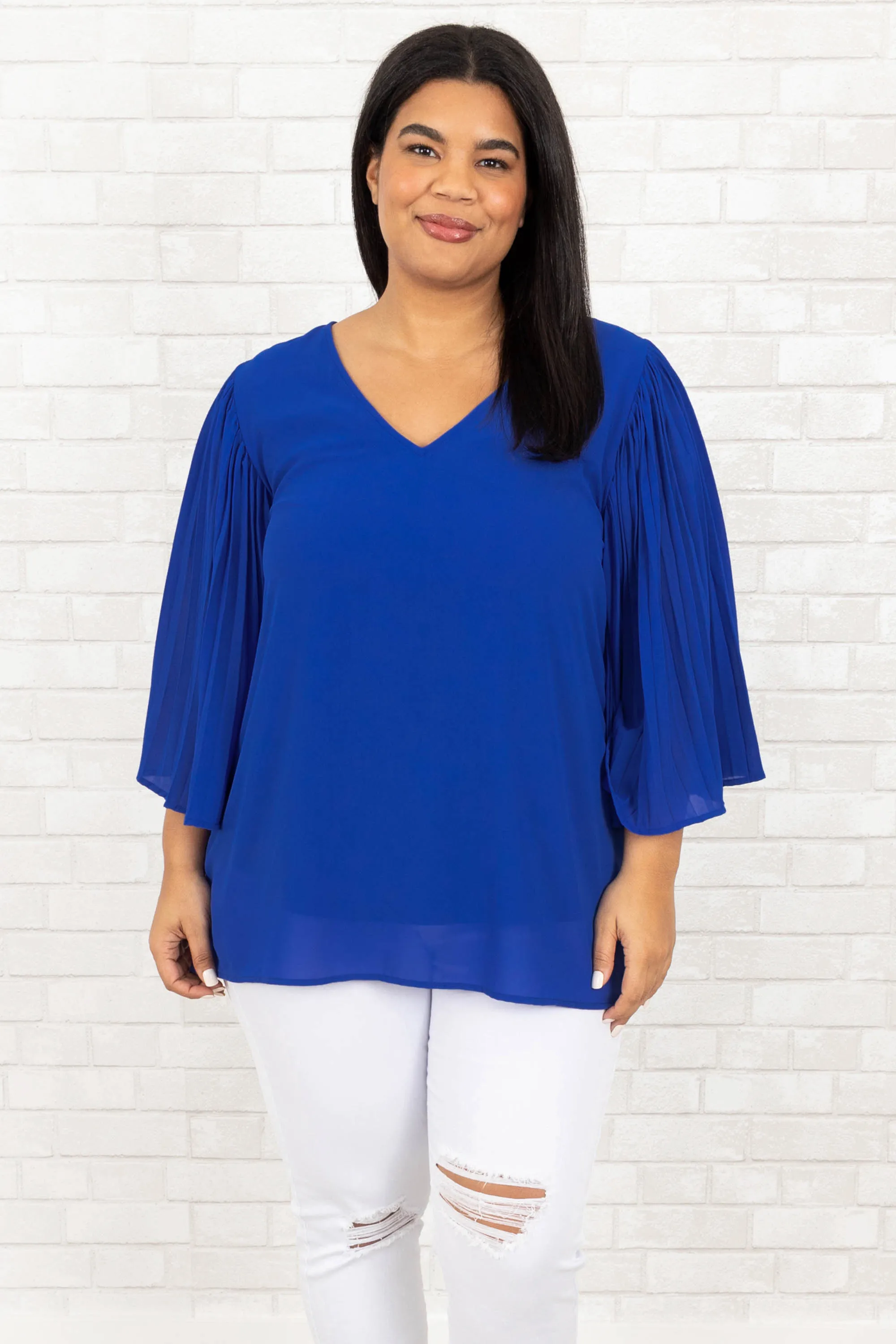 Authentic Feelings Top, Royal