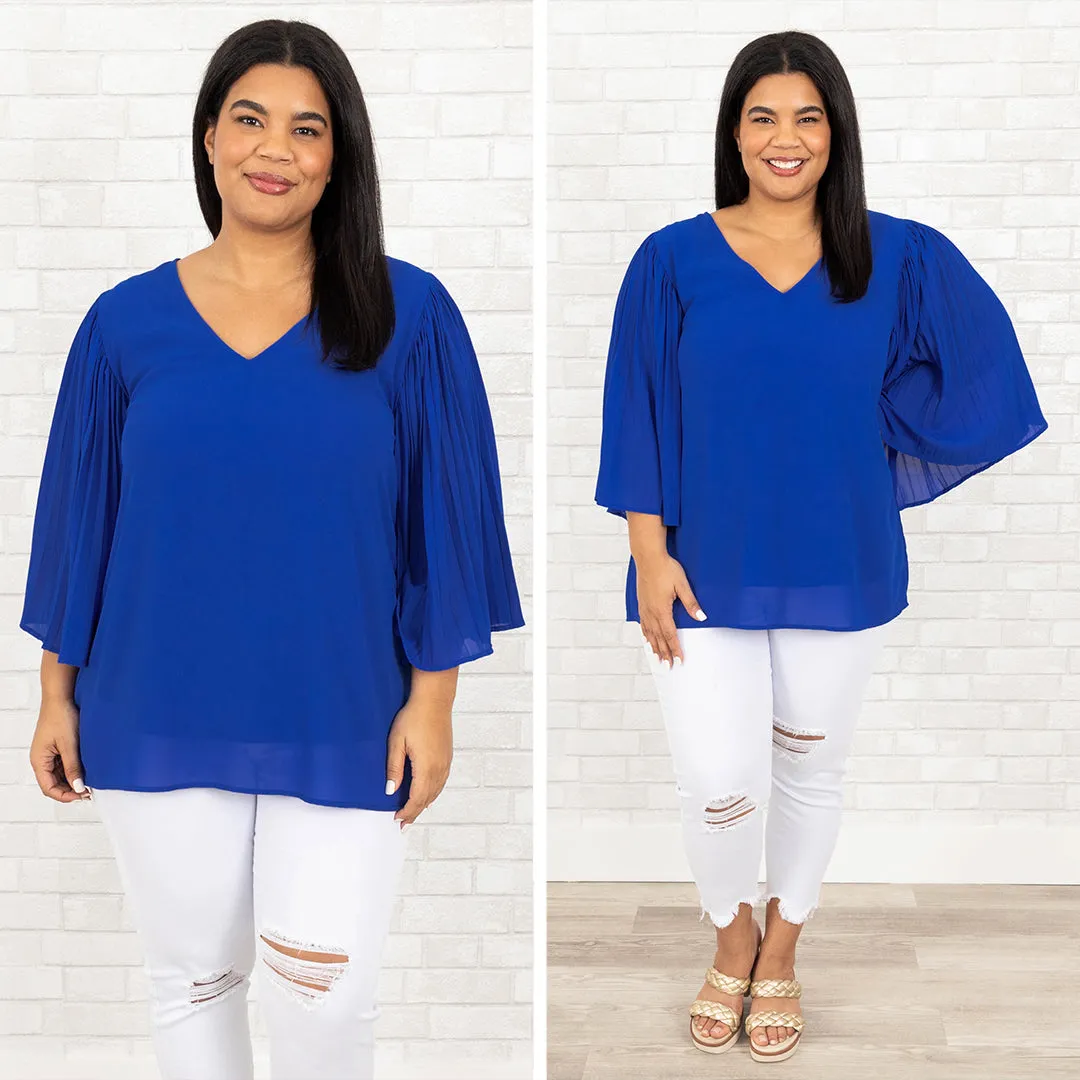 Authentic Feelings Top, Royal