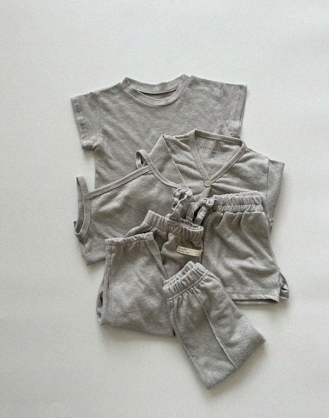 Baby/Toddler Aosta Linen Cotton Basic Jogger Pants (3m-5y)- 7 Colors