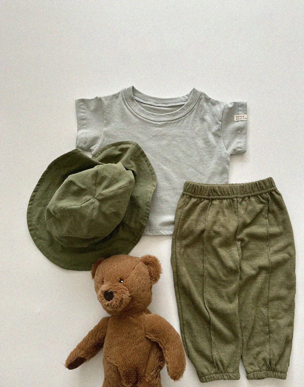 Baby/Toddler Aosta Linen Cotton Basic Jogger Pants (3m-5y)- 7 Colors