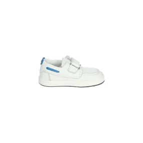 Balducci CIT5831B Scarpe Mocassino Primi Passi in Pelle per Bambino Bianco Azzurro