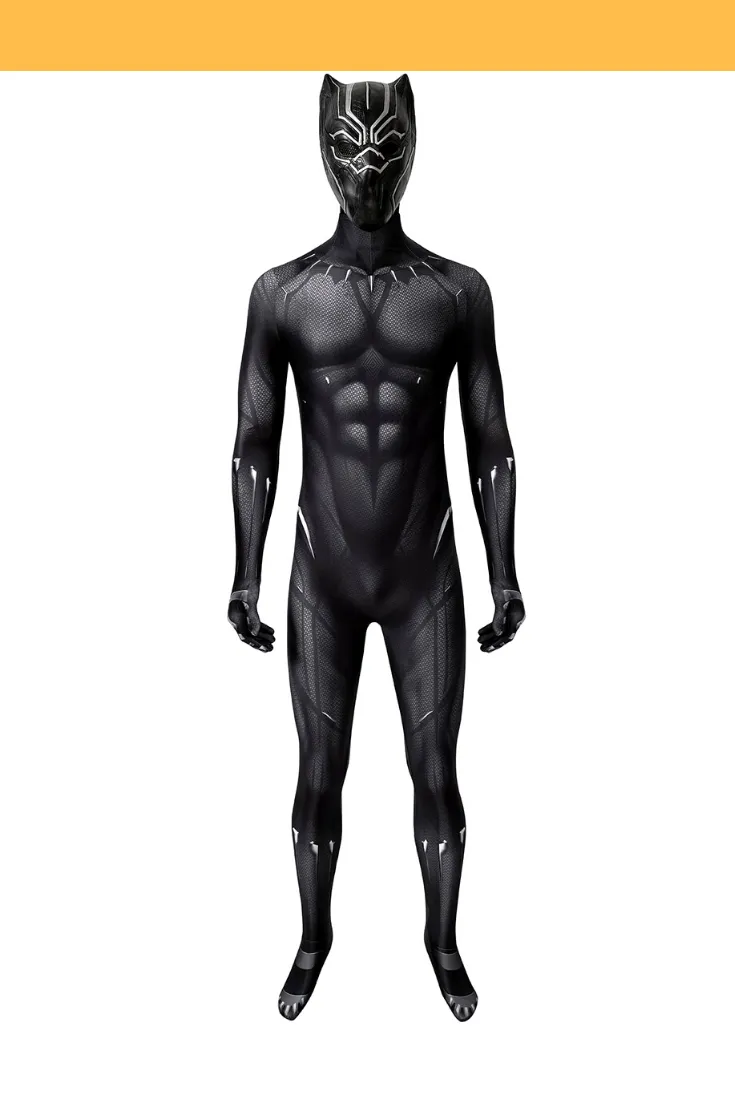 Black Panther Digital Printed Cosplay Costume