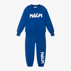 Blue Cotton Tracksuit