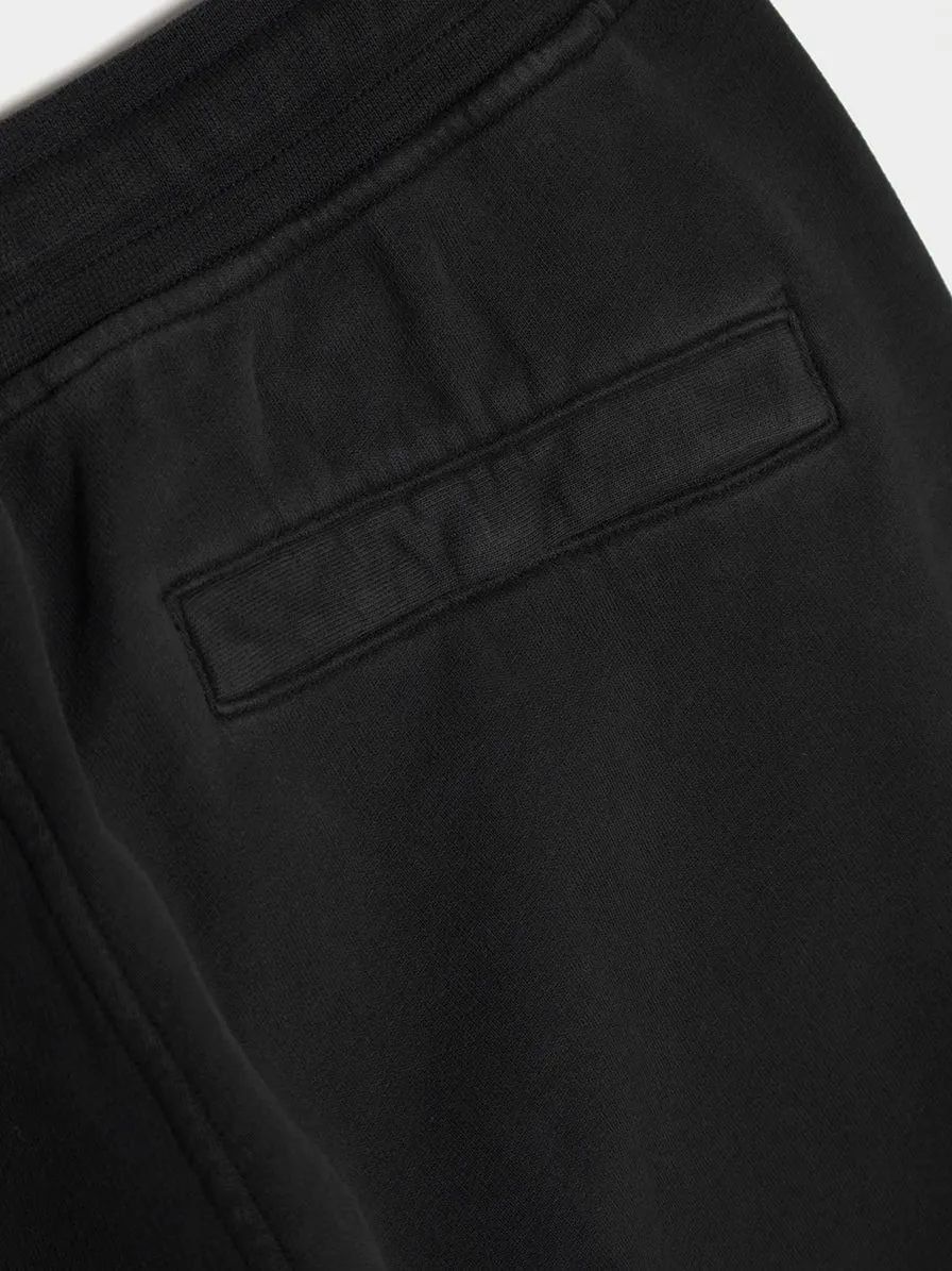 Brushed Cotton Pocket Jogger, Black