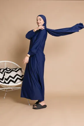 Burkini vestido azul