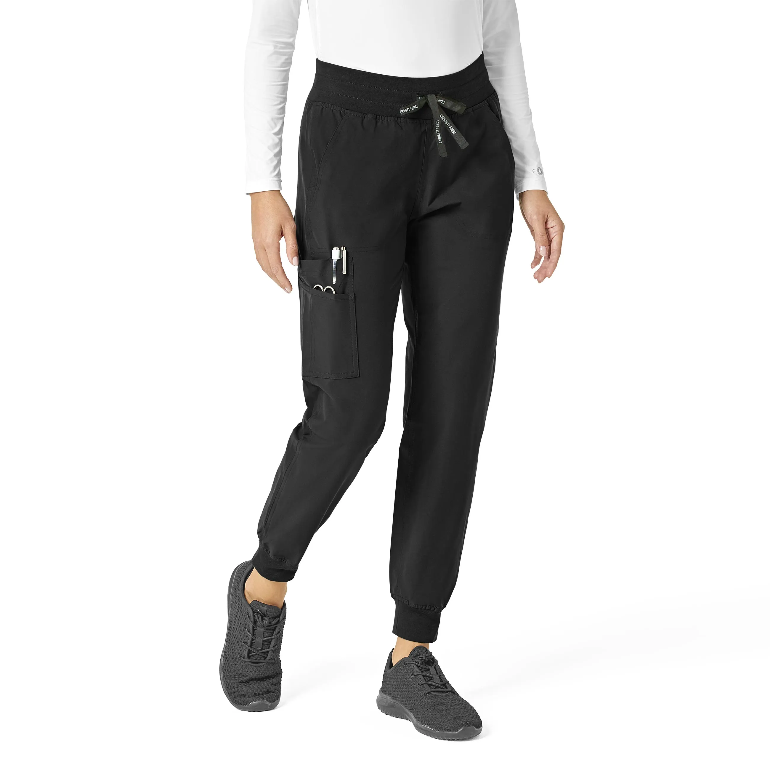 Carhartt Force Essentials Women's Jogger Scrub Pant - Black