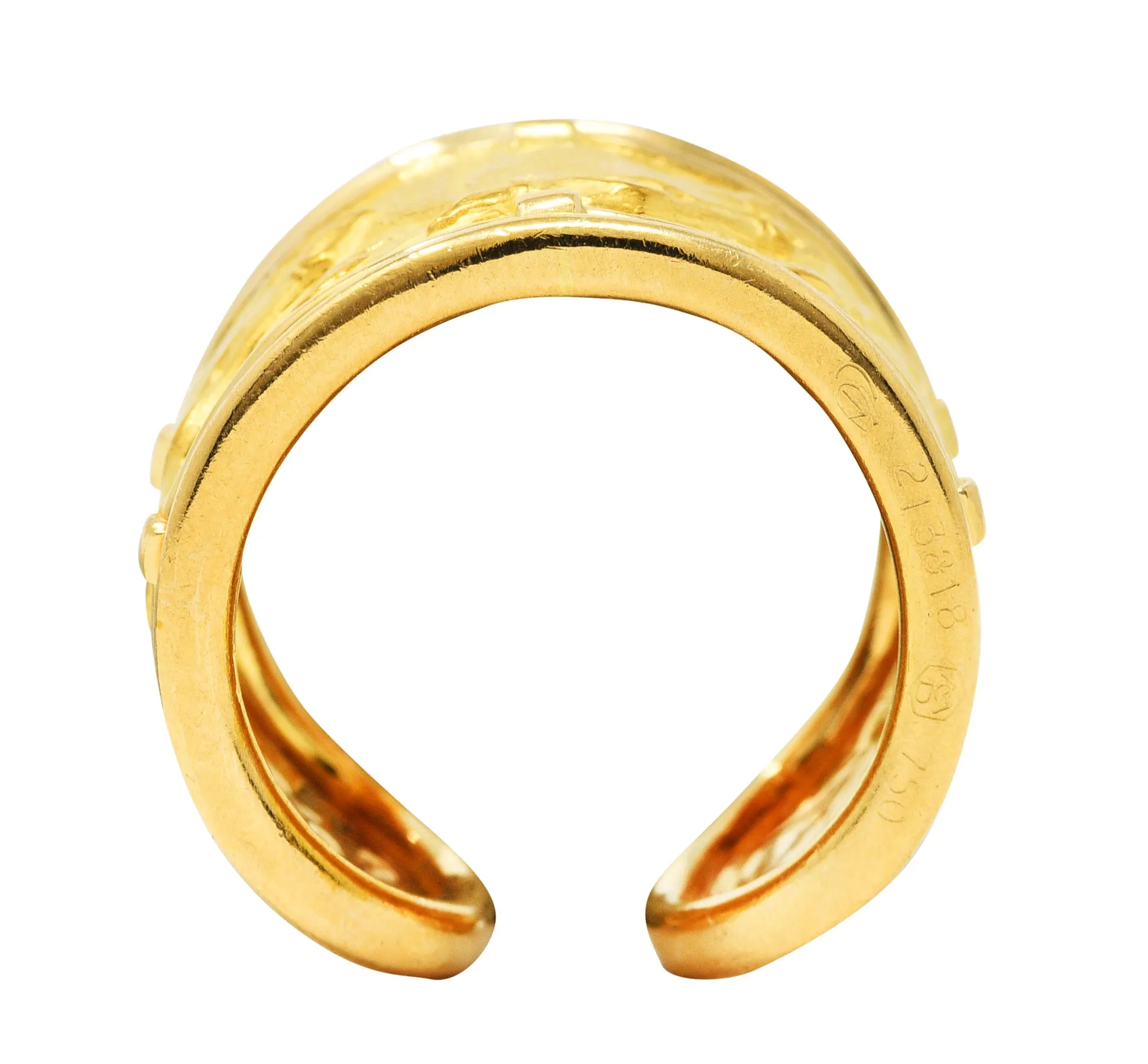 Carrera y Carrera 18 Karat Yellow Gold Horse Band Ring