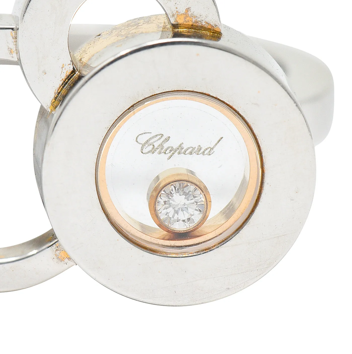 Chopard Happy Diamond 18 Karat Two-Tone Gold Happy Dreams Ring