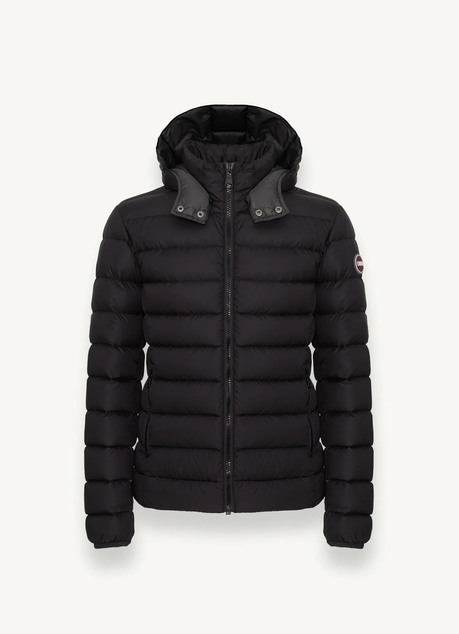 Colmar Piumino Sportivo Cappuccio Staccabile Nero