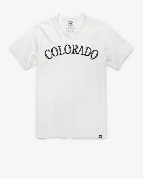 COLORADO ROCKIES WORDMARK '47 FRANKLIN TEE