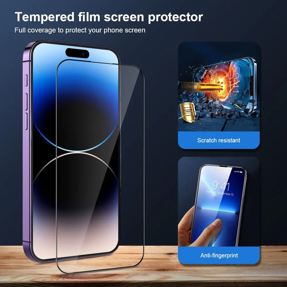 Curved Anti-Static Tempered Glass Screen Protector for iPhone 13