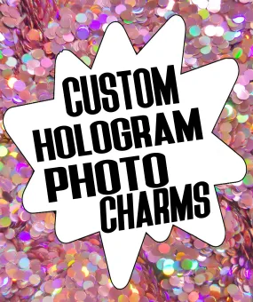 Custom Hologram Photo Charms