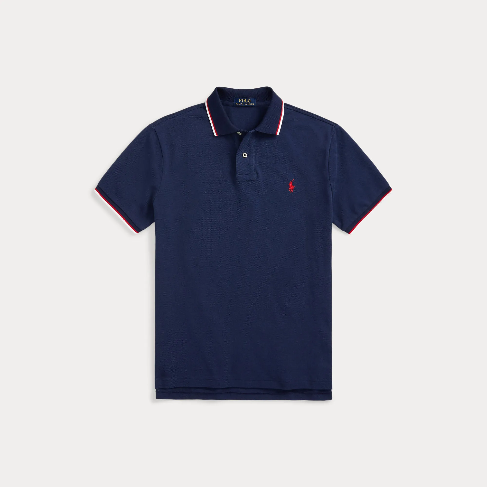 CUSTOM SLIM FIT MESH POLO SHIRT