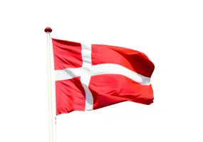 Dannebrogsflag, 10 meter flagstang