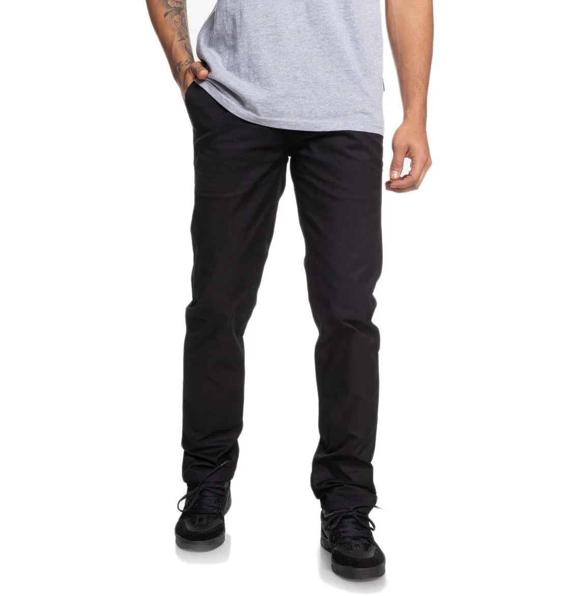 DC Shoes Worker Slim Fit Chino Pants Black