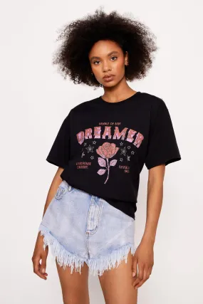 Dreamer Graphic Oversized T-shirt