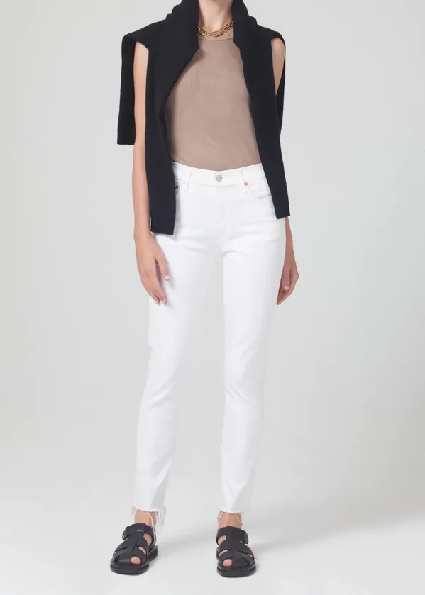 Ella Mid Rise Slim Crop