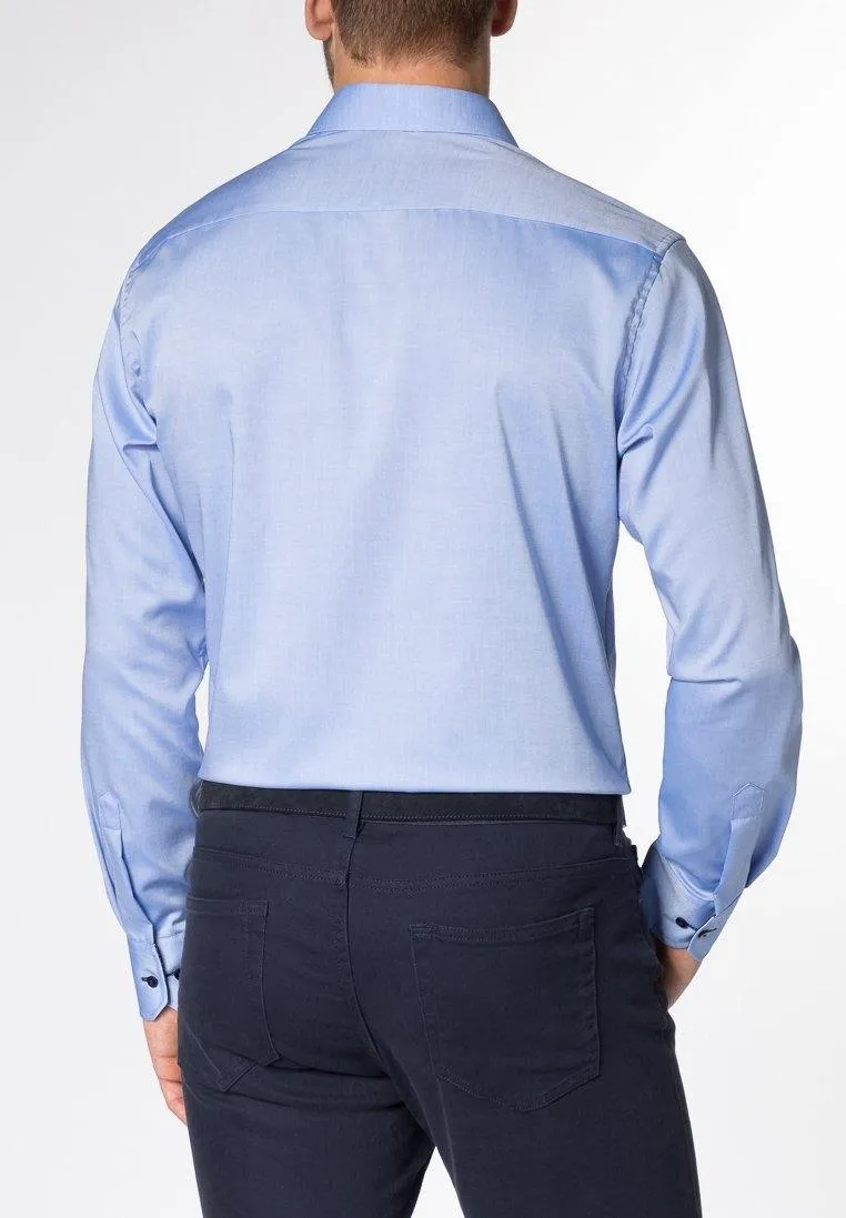 ETERNA - Chemise manches longues Modern Fit - Bleu