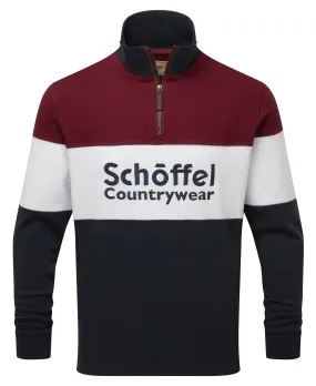 Exeter Heritage 1/4 Zip                             Bordeaux