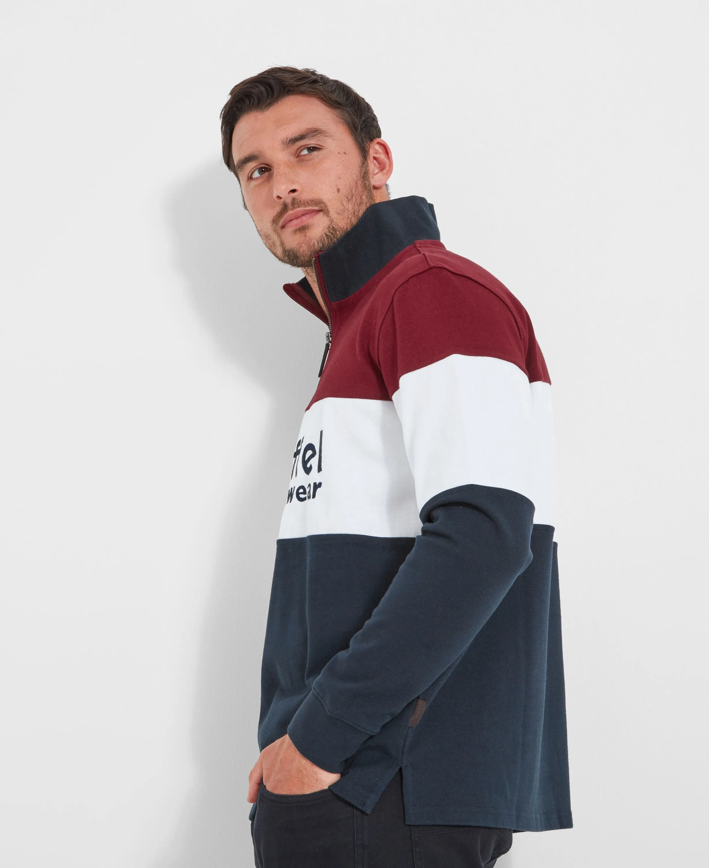 Exeter Heritage 1/4 Zip                             Bordeaux