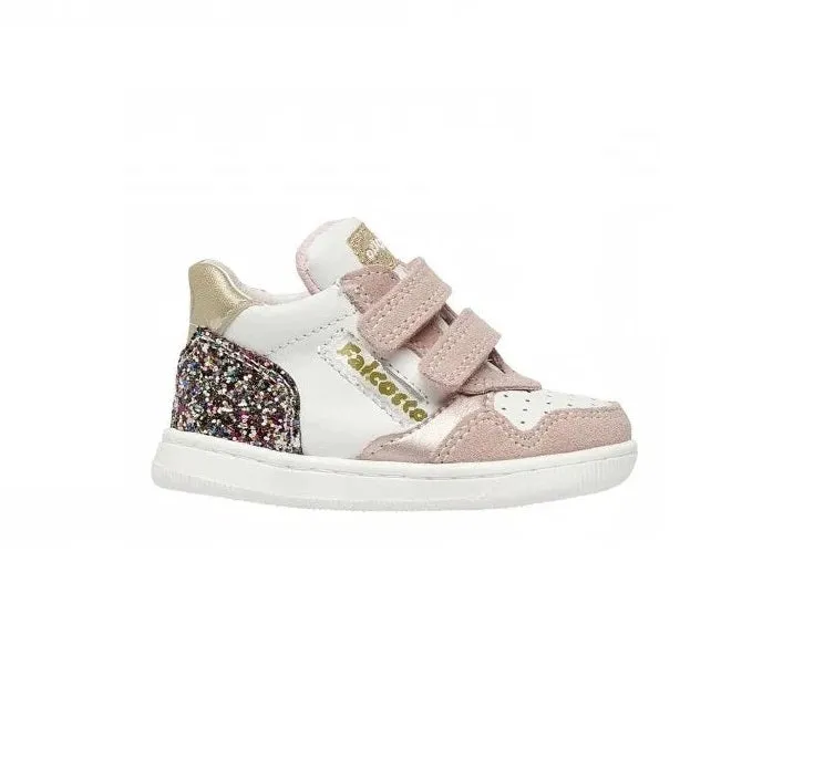 FALCOTTO KLIP blanc glitter rose Chaussures hautes Botillons