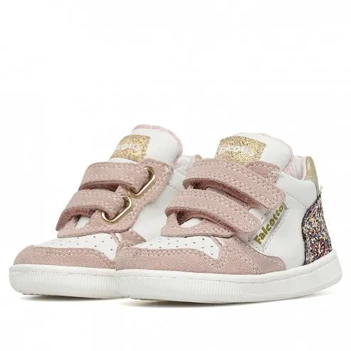 FALCOTTO KLIP blanc glitter rose Chaussures hautes Botillons