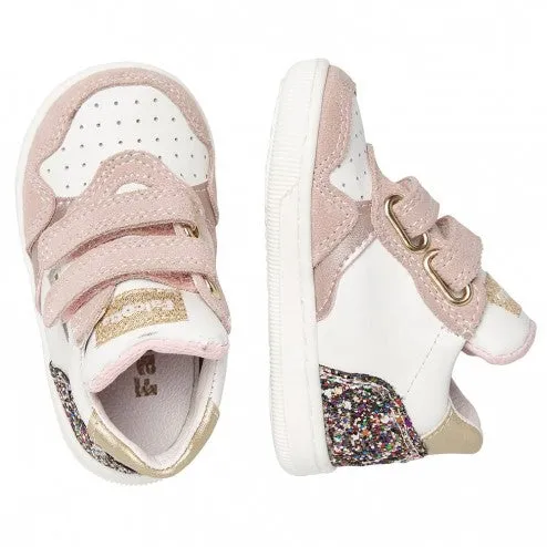 FALCOTTO KLIP blanc glitter rose Chaussures hautes Botillons