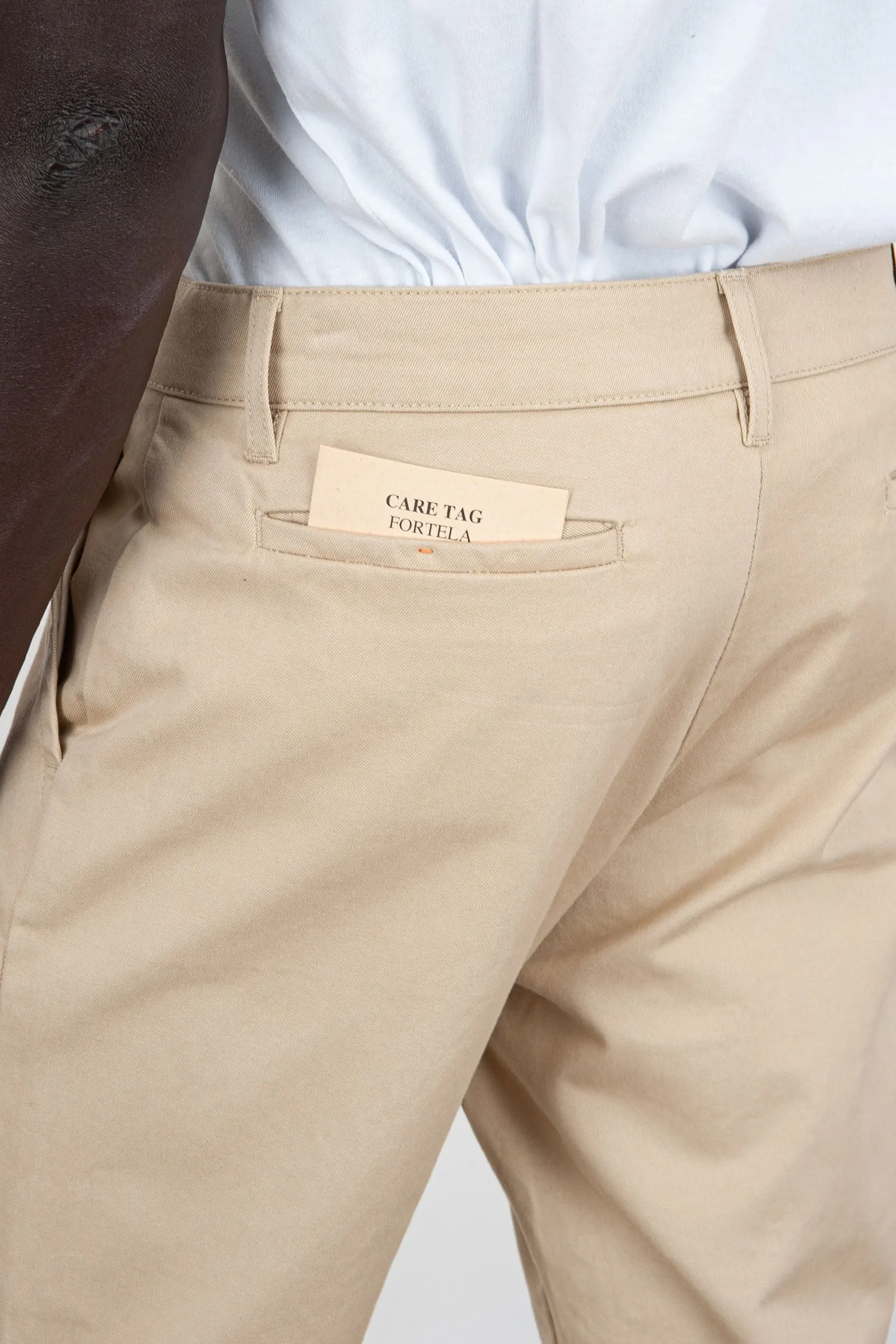 Fortela Pantalone Fabio Beige Chiaro Uomo