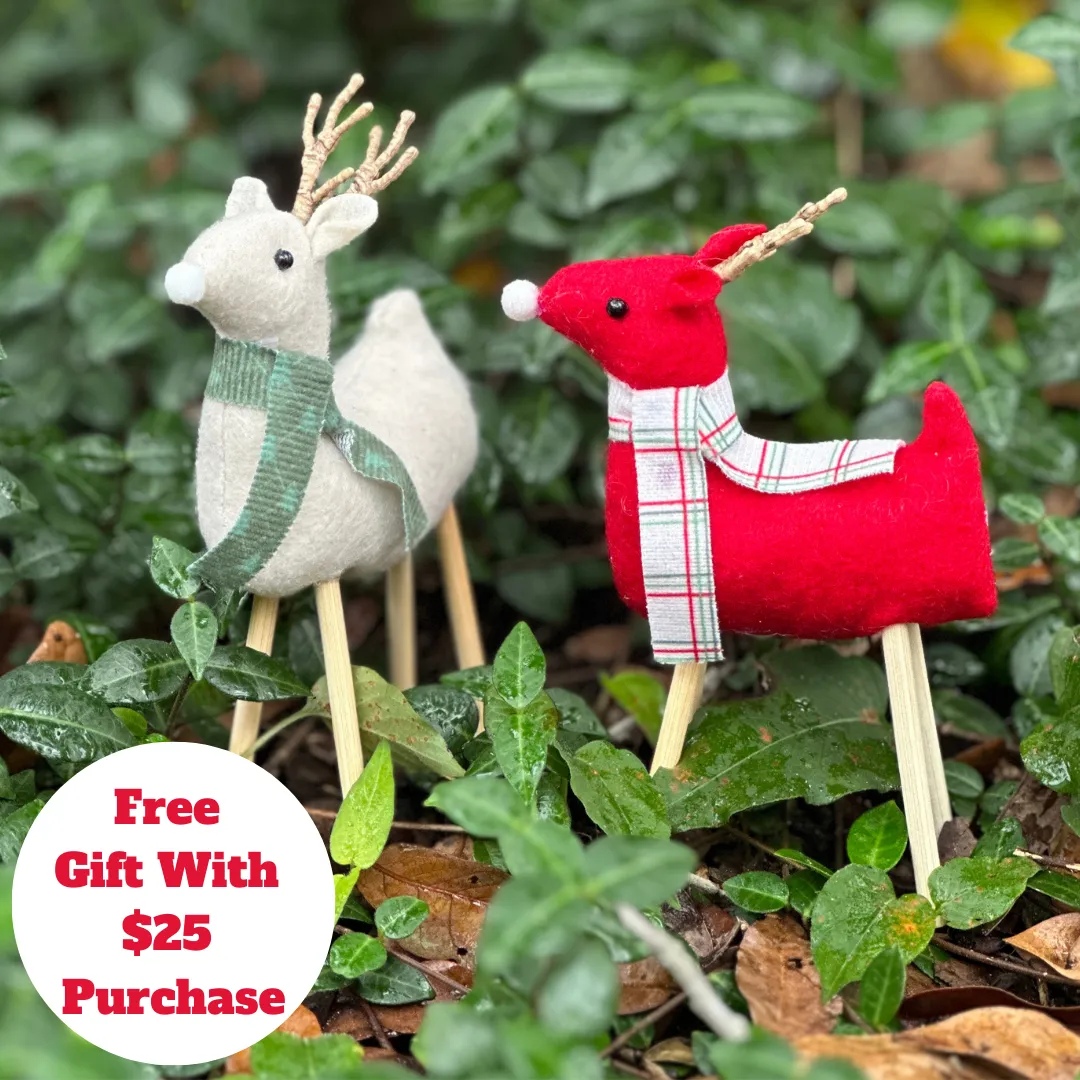 FREE Reindeer or Snowmen with $25 Purchase