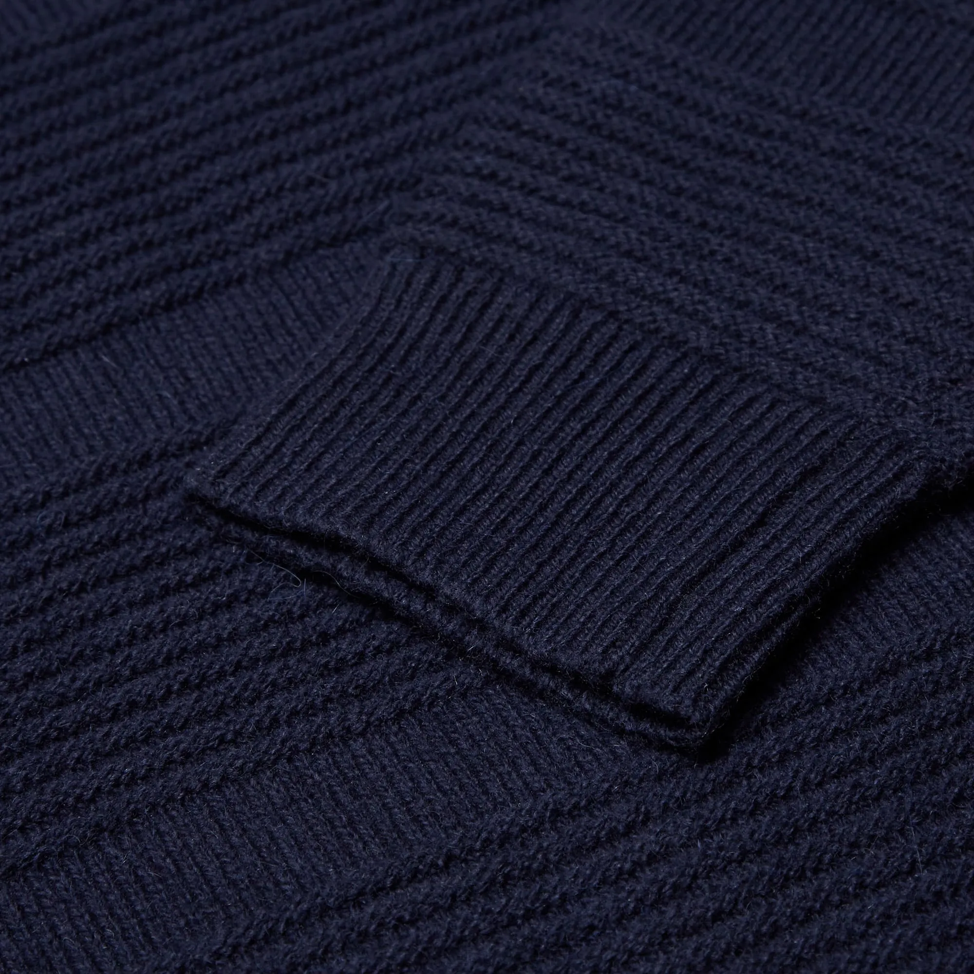 GANT Rugger Jacquard Stripe Crew KnitNavy