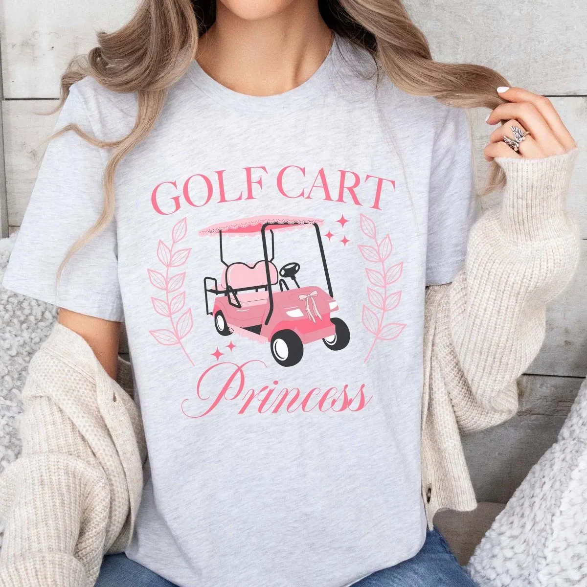 Golf Cart Princess Graphic Tee