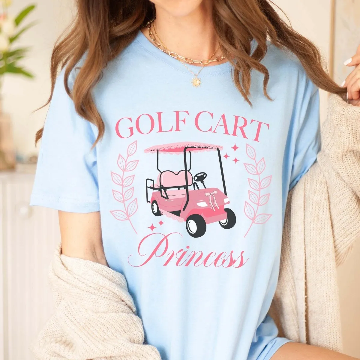 Golf Cart Princess Graphic Tee