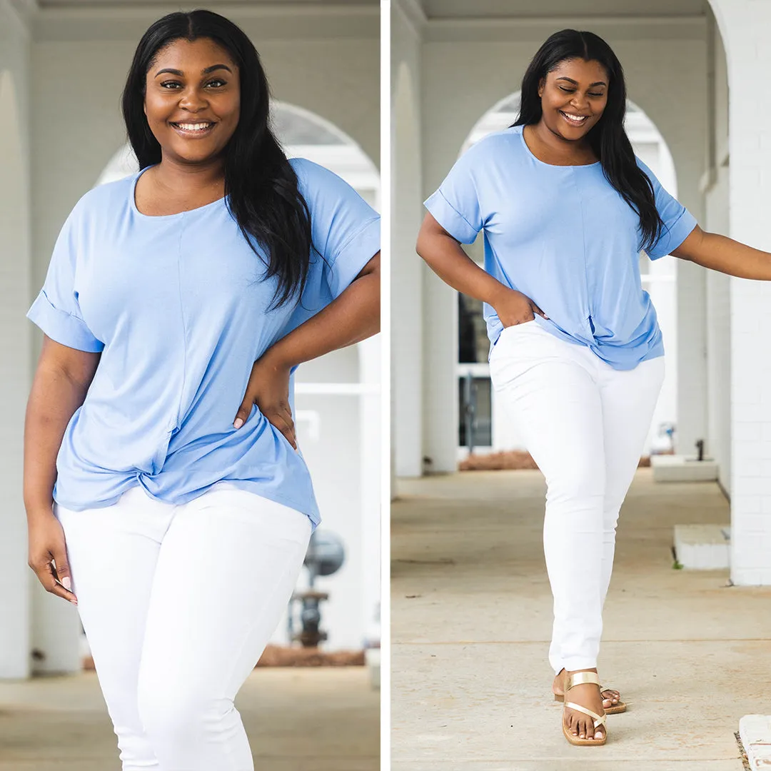 Gossip Only Top, Spring Blue