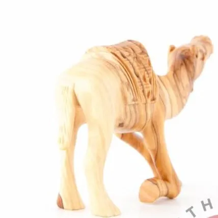 Hand Carved Wooden Camel [Small], 4.7