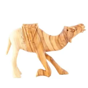 Hand Carved Wooden Camel [Small], 4.7