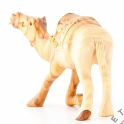 Hand Carved Wooden Camel [Small], 4.7