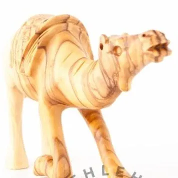 Hand Carved Wooden Camel [Small], 4.7