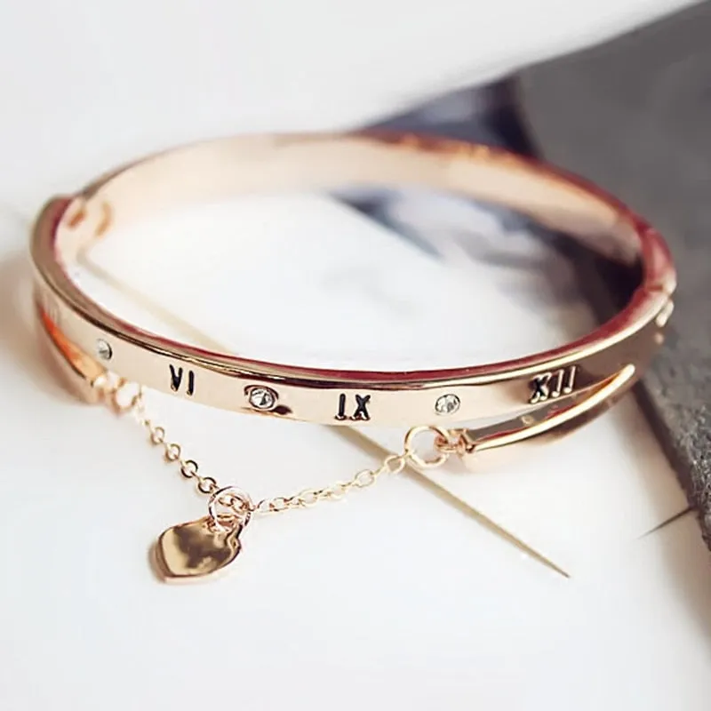 Hot Luxury Rose Gold Stainless Steel Bracelets