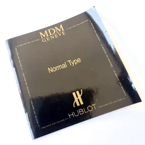 HUBLOT MDM Booklet/Pamphlet Japanese