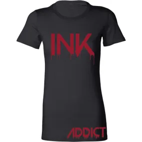 INK Drip Women's Slim Fit Tee