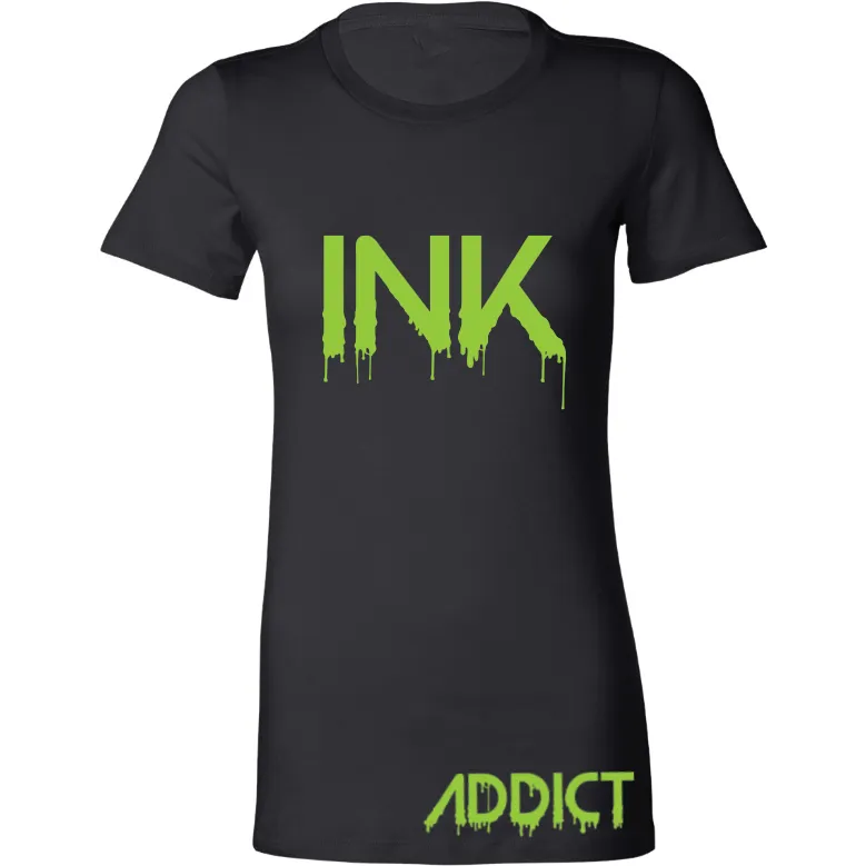 INK Drip Women's Slim Fit Tee